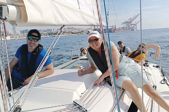 Sunset Sail on the Tagus: Private Lisbon Sailboat Tour with Welcome Drink photo 3