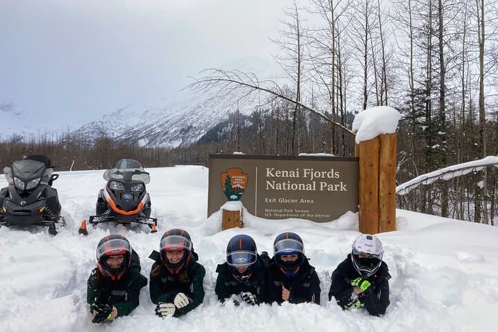 Snowmobile and Snowshoe Dual Adventure to Exit Glacier in Kenai Fjords National Park photo 2