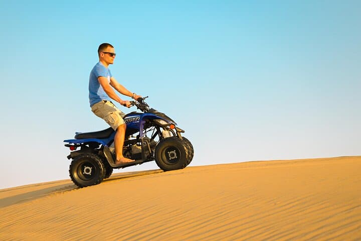 Abu Dhabi Evening Desert Safari: Private Dune Bashing, Camel Farm & BBQ photo 3