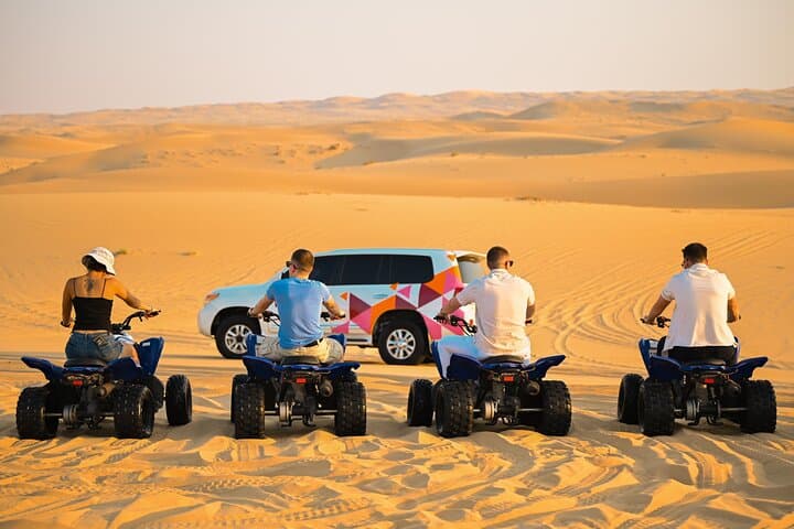 Abu Dhabi Evening Desert Safari: Private Dune Bashing, Camel Farm & BBQ photo 4