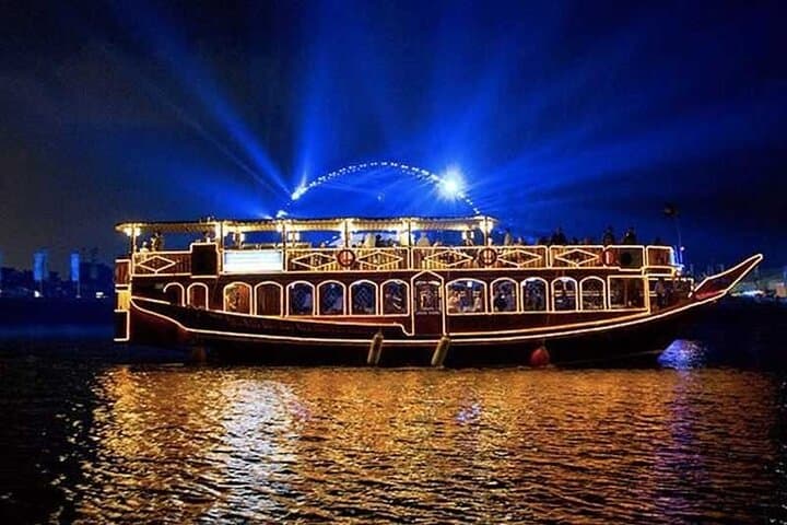 Dubai Marina Dhow Dinner Cruise: Skyline Lights & Buffet photo 3