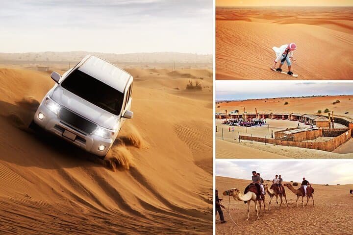 Dubai Half-Day City Tour and Desert Safari with BBQ Dinner
