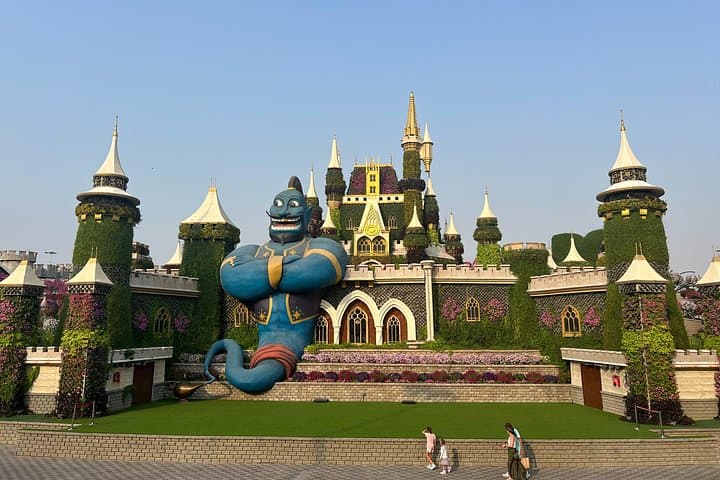 Dubai Miracle Garden and Global Village Day Trip with Transport