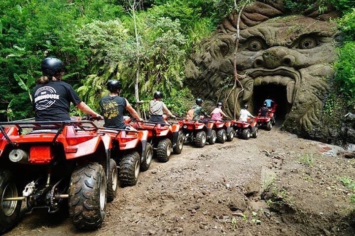 Ubud ATV Adventure at Cretya: Quad Track, Gorilla Cave & Pool Lunch