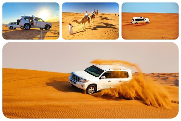 Doha Desert Safari: Sunrise or Sunset Dune Bashing, Camel Ride & Sandboarding