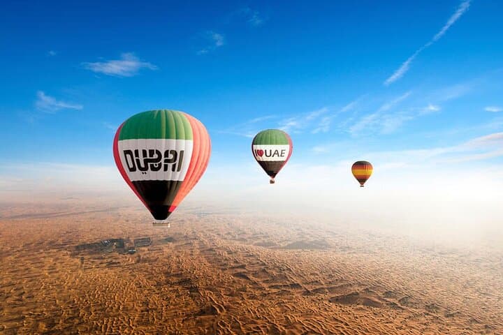 Sunrise Hot Air Balloon Over the Dubai Desert: Wildlife & Dune Views photo 5