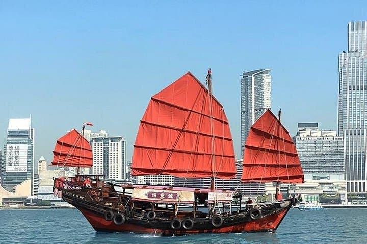 Sailing the Dukling: Antique Chinese Junk Tour on Victoria Harbour photo 3