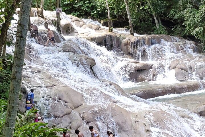 Dunn's River Falls and Martha Brae Bamboo Rafting — Ocho Rios Day Trip from Montego Bay