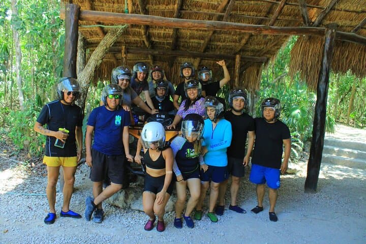 Cancun ATV, Ziplines & Cenote Swim: Half-Day Jungle Adventure