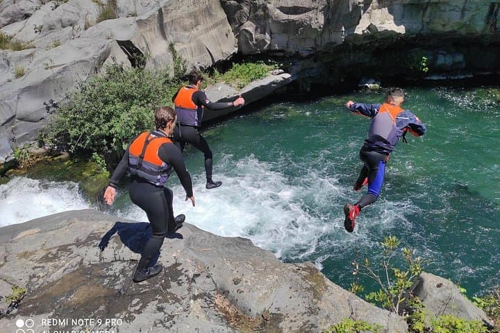 River Jumping at Alcantara Gurne: Canyoning, Jumps & Body-Rafting in Sicily photo 6