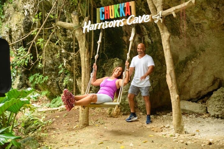 Harrison's Cave & Monkey Zipline: Underground Tram, Aviary Walk and 120-Foot Zips in Barbados photo 6