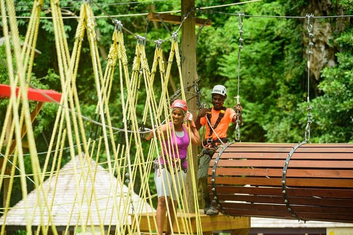 Harrison's Cave Zipline & Gully Challenge: High-Ropes Adventure in Barbados photo 3
