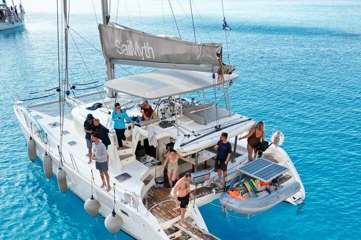 Discover Milos & Poliegos: Catamaran Snorkel Cruise with BBQ photo 2