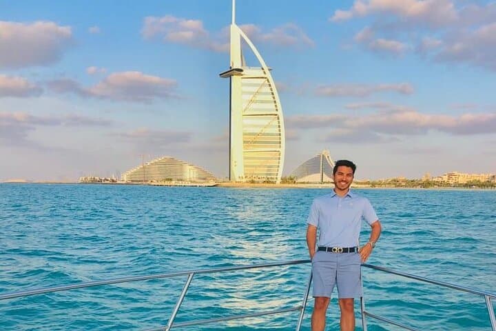 Dubai Marina 50ft Private Yacht Cruise: 2-Hour Sightseeing, Swim & BBQ photo 6