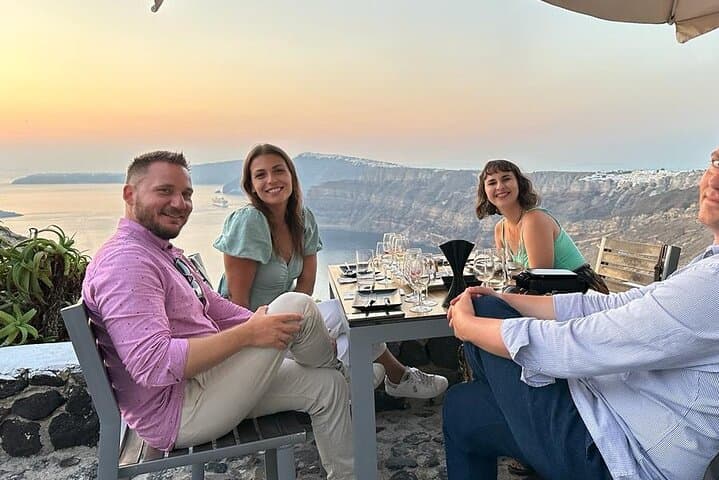 Santorini Wine Tasting: Private Day & Sunset Tour of Three Wineries