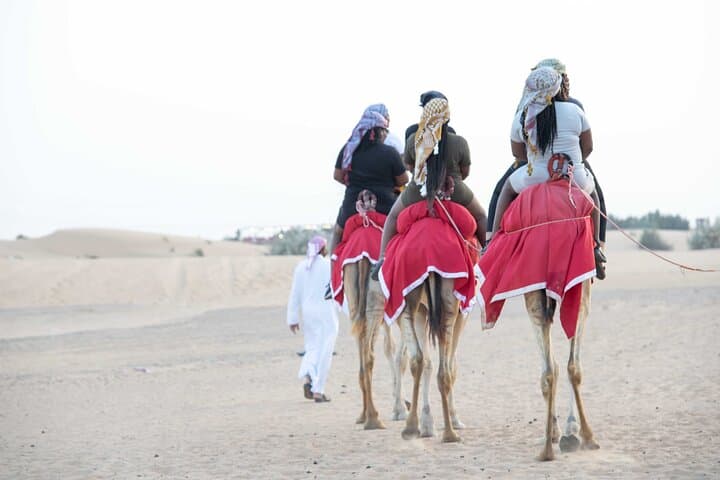 Conquer Dubai's Lahbab Red Dunes: ATV, Sandboarding & Camel Ride photo 3