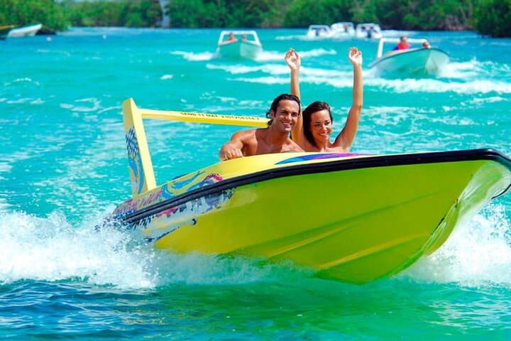 Speedboat Jungle Tour & Snorkel — High-Speed Reef Adventure in Cancun photo 2