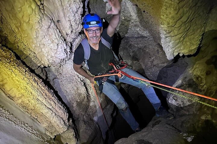 Rappelling into Cova Fosca: 4-Hour Caving Adventure in Sierra de Segària photo 5