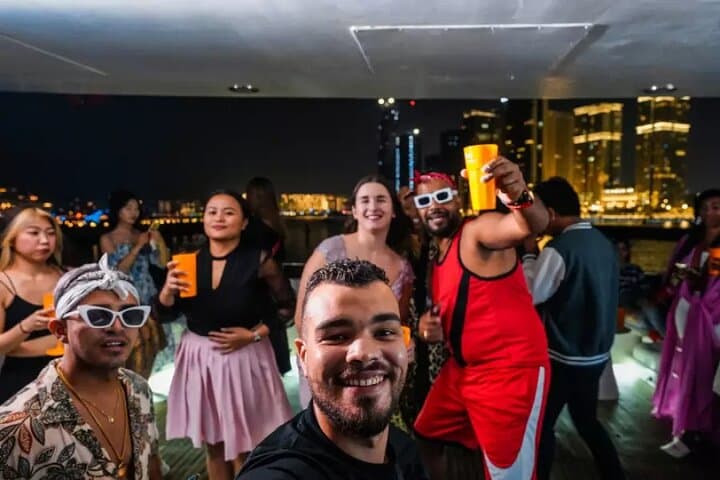 Dubai Marina Yacht Party: 4-Hour Cruise with Unlimited BBQ, Drinks & DJ photo 2