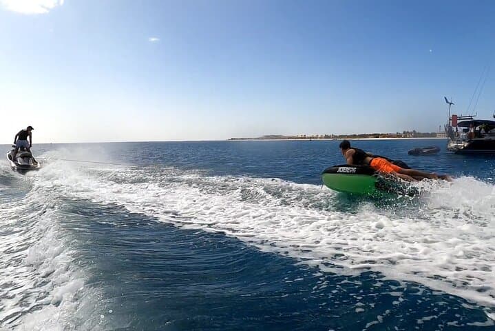 Extreme Donut Ride in Santa Maria Bay — High-Speed Inflatable Thrill on Sal Island