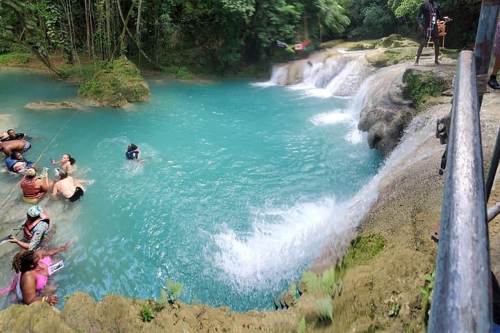 Bluehole and Secret Falls: Ocho Rios cliff jumps, rope swings and rainforest walk photo 3