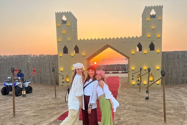 VIP Desert Safari Abu Dhabi: Private Seating, Sunset & Starry Dinner