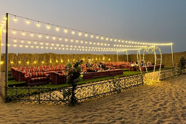 VIP Desert Safari Abu Dhabi: Private Seating, Sunset & Starry Dinner photo 3
