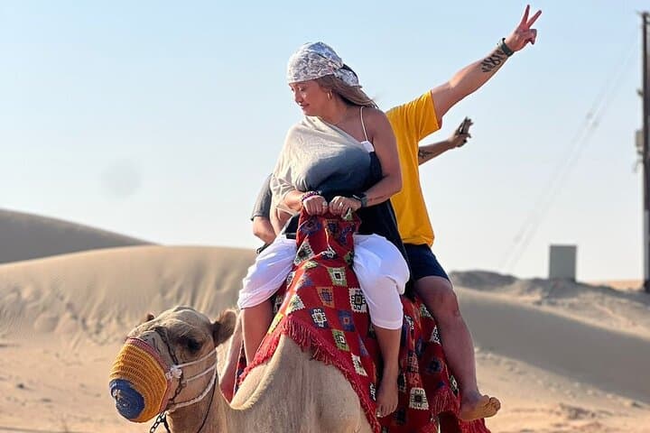 VIP Desert Safari Abu Dhabi: Private Seating, Sunset & Starry Dinner photo 2