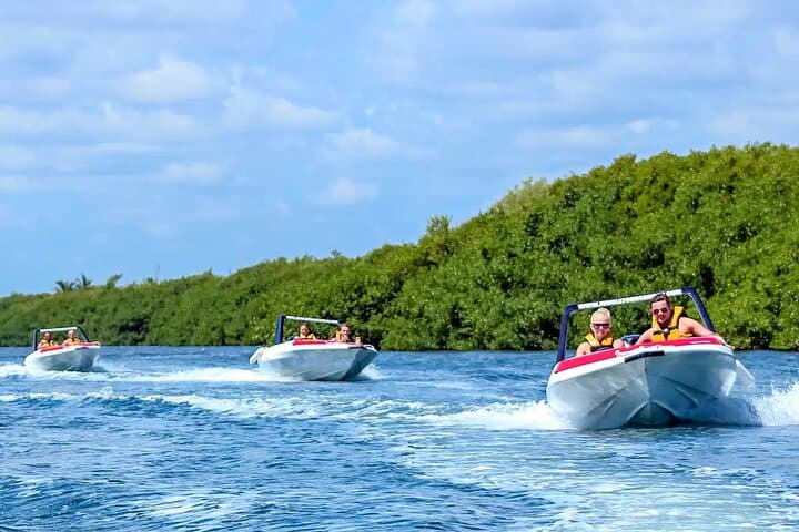 Speedboat Jungle Tour & Snorkel — High-Speed Reef Adventure in Cancun photo 5