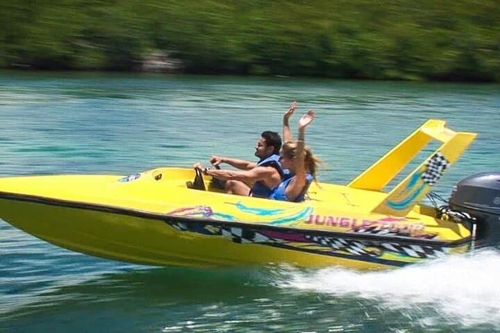 Speedboat Jungle Tour & Snorkel — High-Speed Reef Adventure in Cancun photo 6