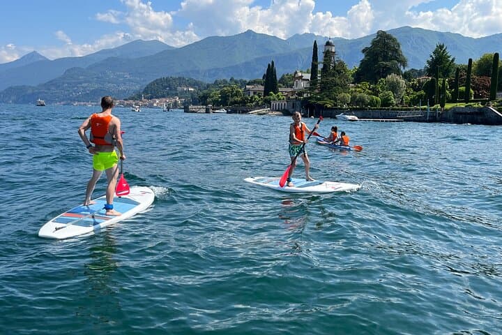 Stand-Up Paddle Rental on Lake Como in Bellagio — Paddle Villa Gardens & Hidden Beaches