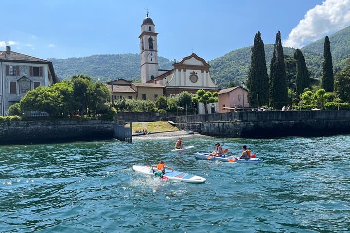 Stand-Up Paddle Rental on Lake Como in Bellagio — Paddle Villa Gardens & Hidden Beaches photo 5