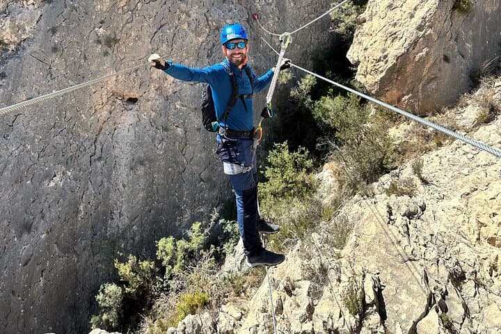 Via Ferratas of Bolón: 4-Hour Guided Climb and Zip Line in Elda photo 6