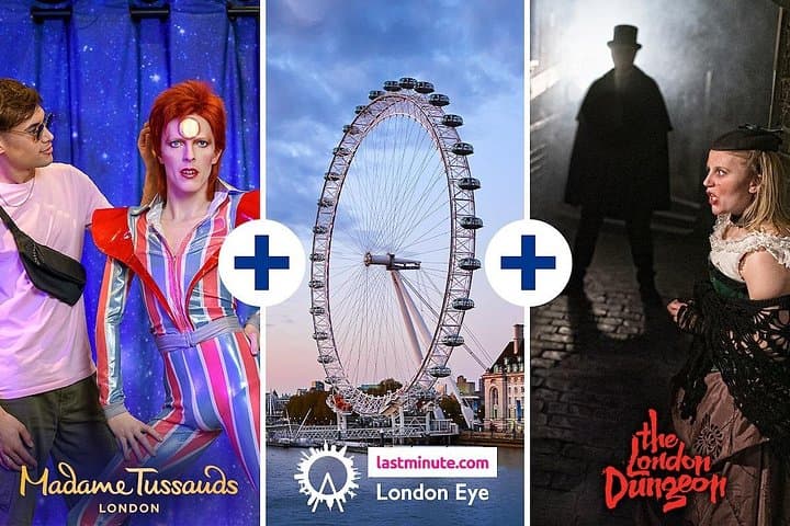 One-Day Guide: Madame Tussauds, London Eye & London Dungeon Combo Ticket