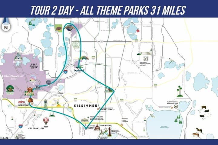 Orlando Helicopter Day Flight: 48-Mile Theme Parks & Downtown Tour photo 5