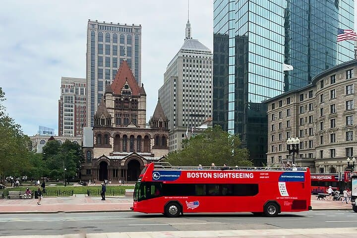 Hop the Open-Top Double-Decker: 90-Minute Boston Sightseeing Single-Ride Pass