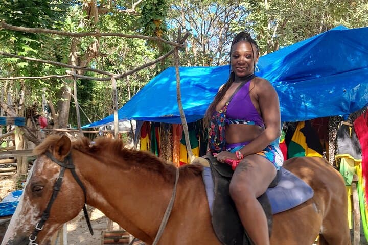 Climb Dunns River Falls and Horseback Ride into the Caribbean from Montego Bay photo 2