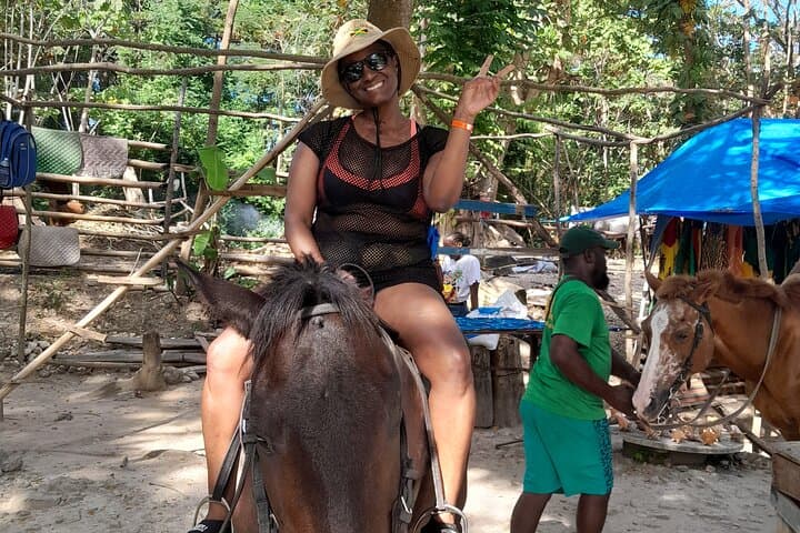 Climb Dunns River Falls and Horseback Ride into the Caribbean from Montego Bay photo 4
