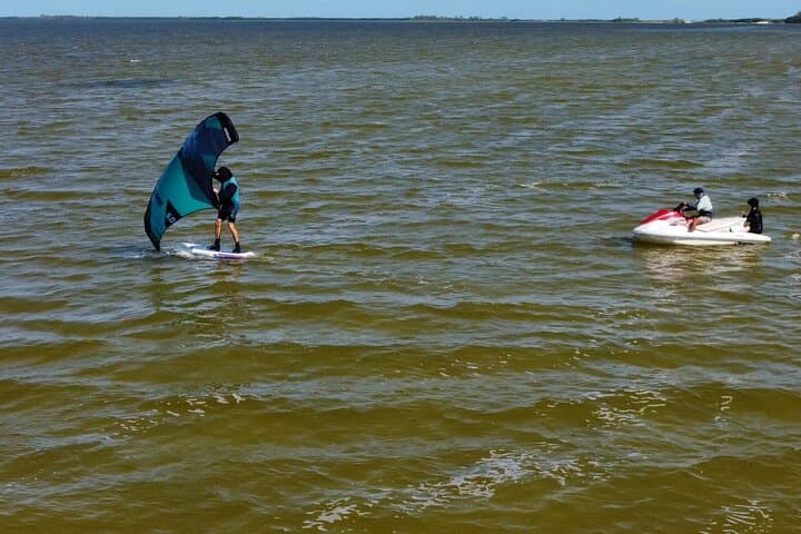 Private Wing Foil Lesson in Cancún (Isla Blanca) — Learn Wingfoiling on Flatwater photo 5