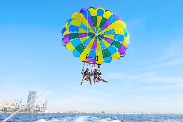 Parasailing Dubai Harbour: Soar 250m Above Jumeirah Beach