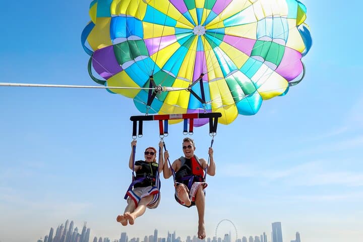 Parasailing Dubai Harbour: Soar 250m Above Jumeirah Beach photo 4