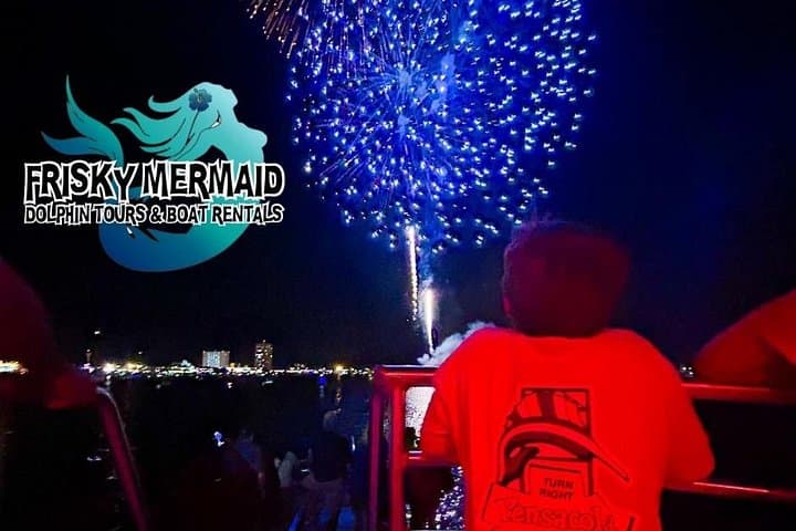 Frisky Mermaid New Year’s Fireworks Cruise — Pensacola Beach Zero-Proof Boat Party photo 1