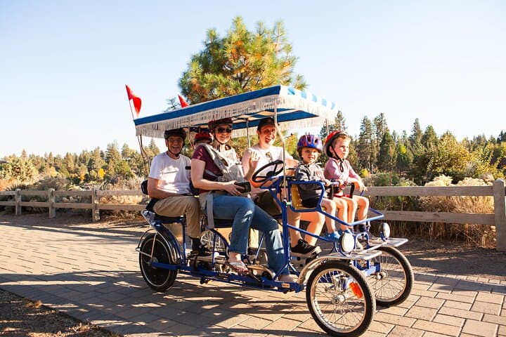 Surrey and Electric Bike Rentals on the Deschutes River: Pedal Bend’s Old Mill District photo 4