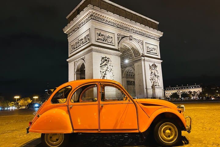 Paris by 2CV: Private One-Hour Night Tour in a Classic Citroën