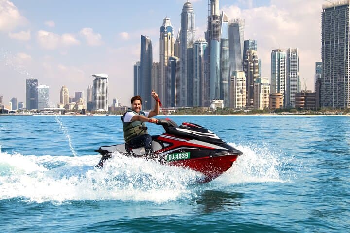 Dubai Jet Ski Adventure: 30-Minute Ride from Dubai Harbour with Burj Views photo 6