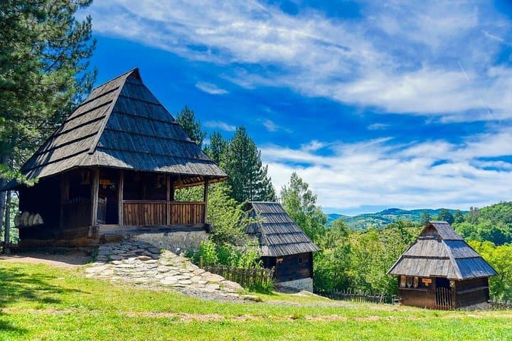 Zlatibor Mountain Full-Day Trip from Belgrade — Stopica Cave, Sirogojno & Gostilje Waterfall