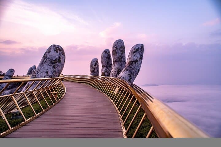 Golden Bridge Sunset & Dragon Bridge Night Tour from Da Nang photo 2