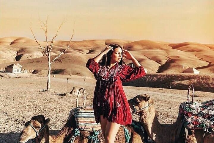 Sunset Camels & Desert Dinner in Agafay: Marrakech Evening Excursion photo 5