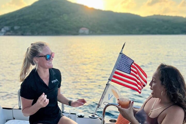 Luxury Catamaran Turtle Snorkel and Sunset Cruise in St. Thomas photo 3