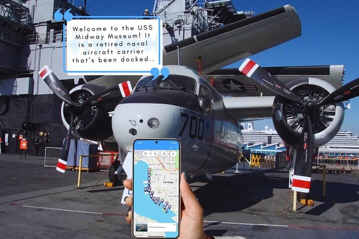 San Diego Harbor Embarcadero Audio Walking Tour — USS Midway, Seaport Village & Waterfront Highlights